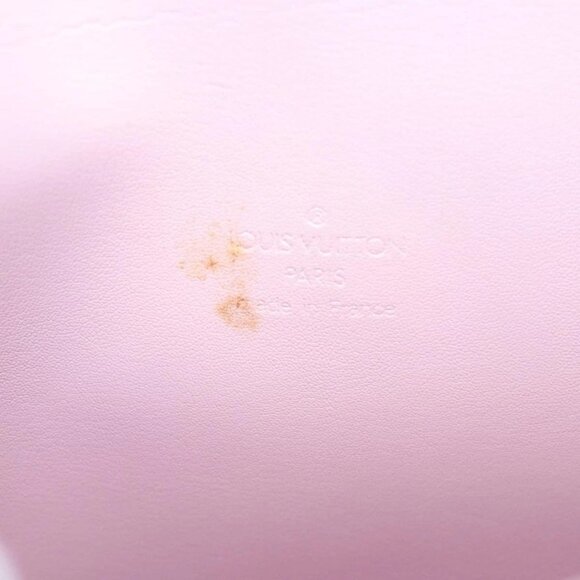 LOUIS VUITTON Vernis Spring Street Hand Bag Marshmallow Pink M91033 Auth 80345 - Picture 10 of 16